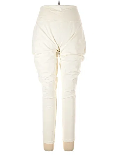 Pre-owned Women With Control Casual Pants In White