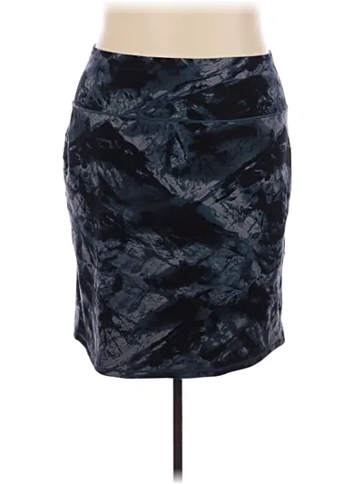Pre-owned Women With Control Casual Skirt In Blue