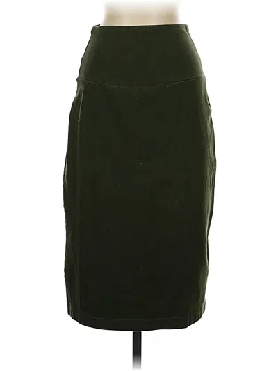 Pre-owned Women With Control Casual Skirt In Green