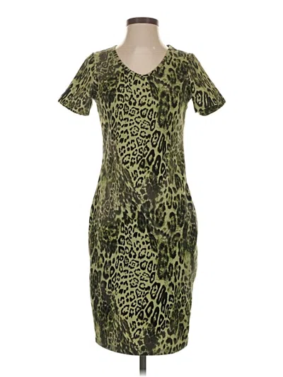 Pre-owned Women With Control Cocktail Dress In Green