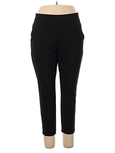 Pre-owned Women With Control Dress Pants In Black