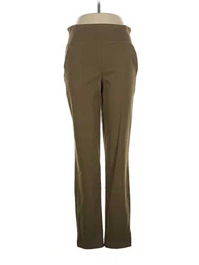 Pre-owned Women With Control Dress Pants In Green
