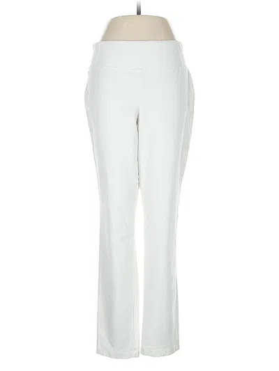 Pre-owned Women With Control Dress Pants In White