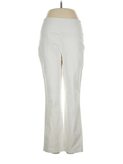 Pre-owned Women With Control Dress Pants In White