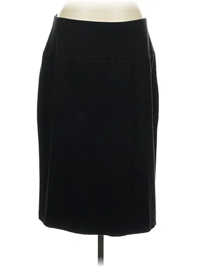 Pre-owned Women With Control Formal Skirt In Black