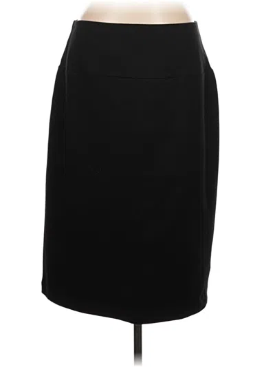 Pre-owned Women With Control Formal Skirt In Black