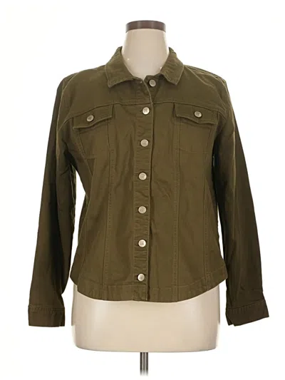 Pre-owned Women With Control Jacket In Green