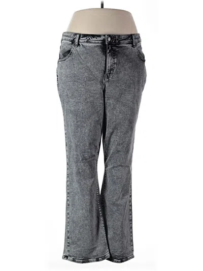 Pre-owned Women With Control Jeans In Gray