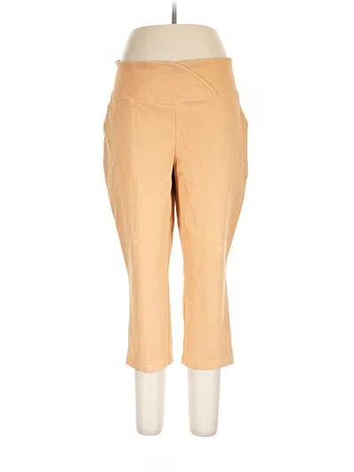 Pre-owned Women With Control Khaki Pant In Tan