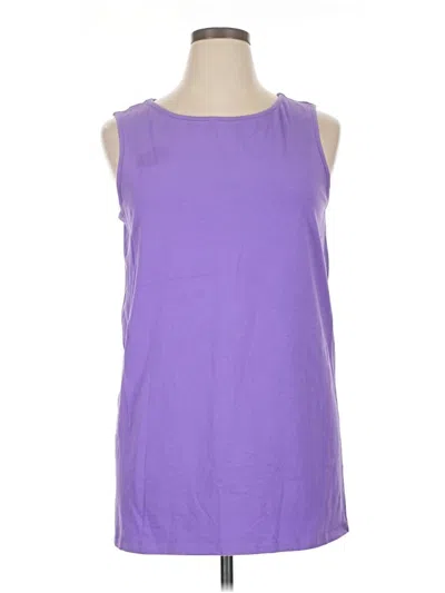Pre-owned Women With Control Sleeveless T-shirt In Purple