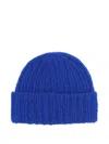 Wommelsdorff Berlin Ribbed-knit Beanie Hat In Blue