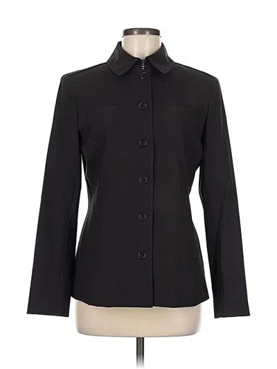 Pre-owned Womyn Blazer Jacket In Black