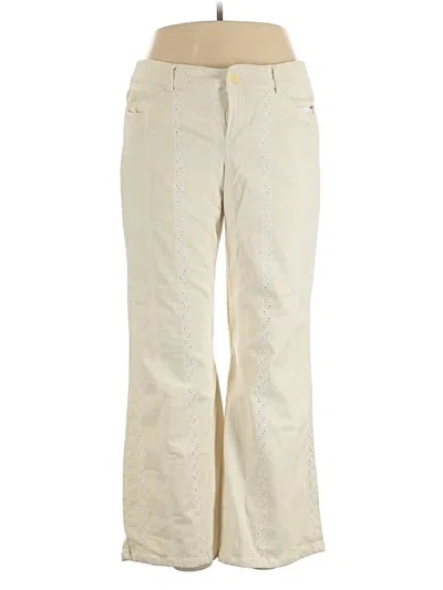 Pre-owned Womyn Casual Pants In White