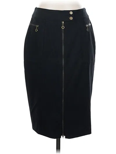 Pre-owned Womyn Formal Skirt In Black
