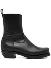 Won Hundred 40mm Barcelona Square-toe Boots In Black