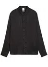 Won Hundred Adriel Satin Shirt In Black