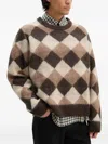 Won Hundred Argyle-pattern Crew-neck Sweater In Multi