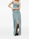 Won Hundred Belt-loop Maxi Skirt In Blue