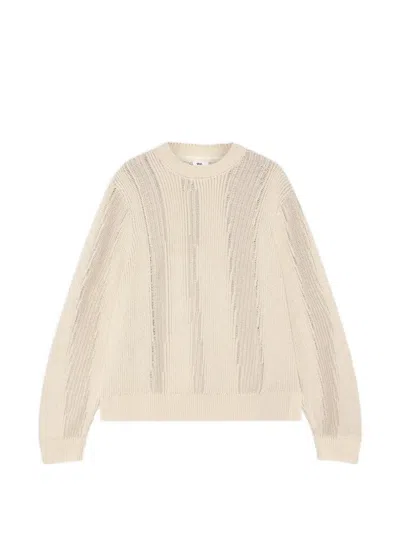 Won Hundred Bently Ribbed-knit Sweater In Neutral