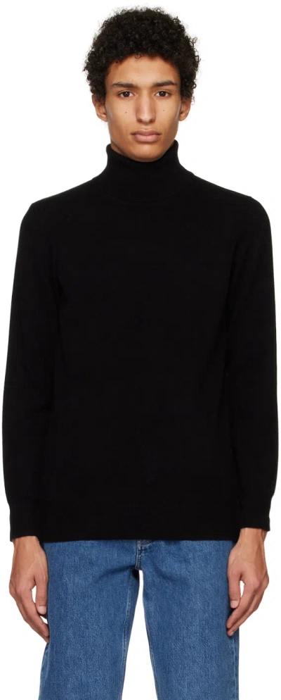 Won Hundred Black Ace Turtleneck