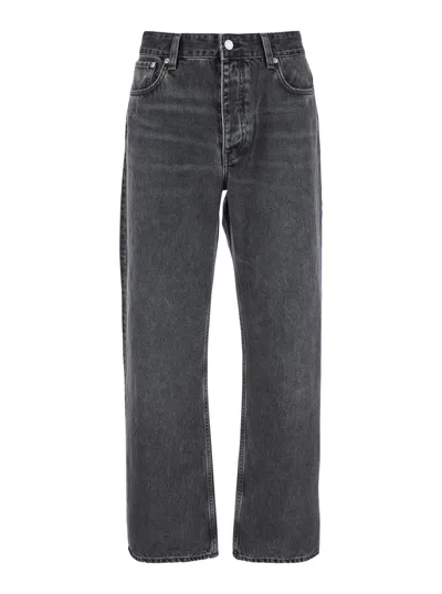 WON HUNDRED BLACK JEANS WITH BELT LOOPS IN DENIM MAN