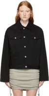 Won Hundred Black Vilda Denim Jacket In Black
