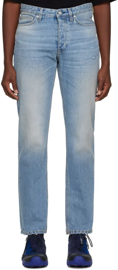 Won Hundred Blue Archer Jeans In Worn Blue Eight