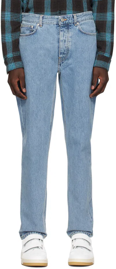 Won Hundred Blue Ben Jeans In Distressed Blue It