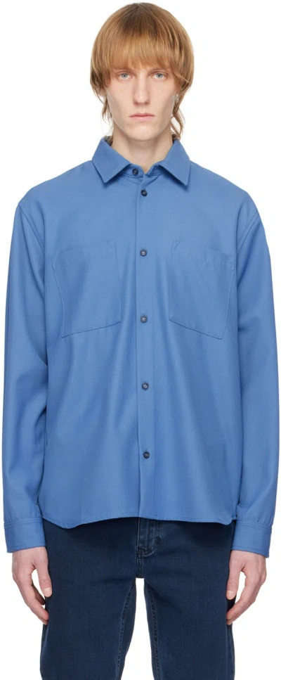 Won Hundred Blue Blake Shirt In Federal Blue