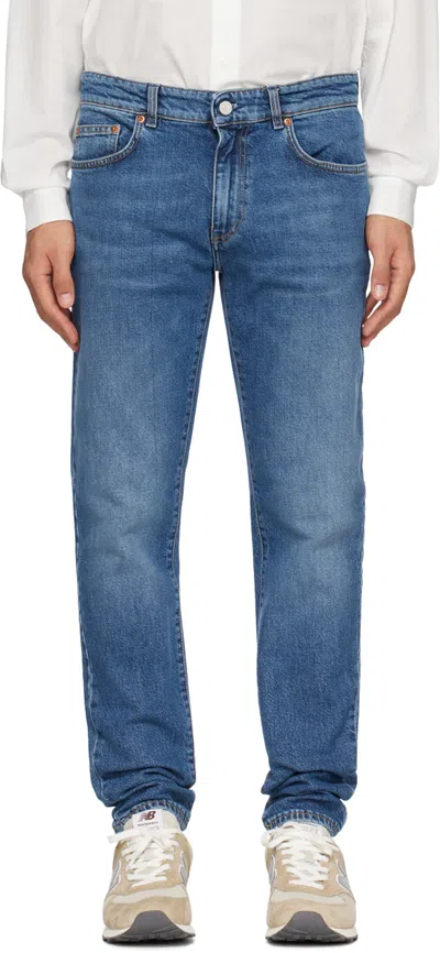 Won Hundred Blue Dean B Jeans In True Blue Six
