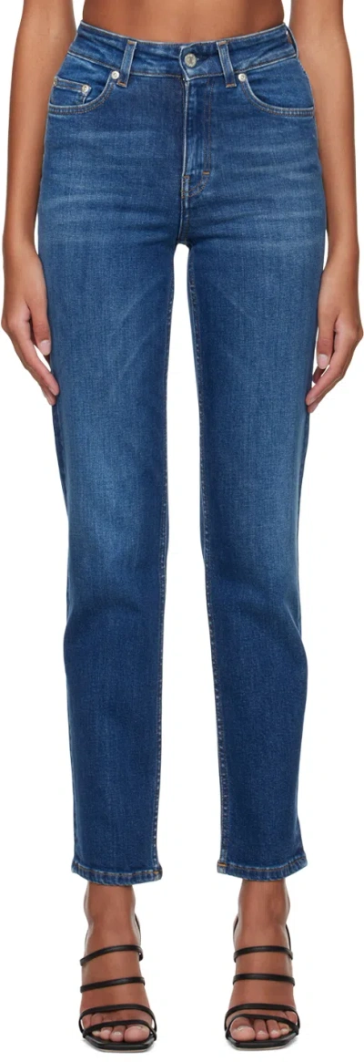 Won Hundred Blue Straight Jeans In Lounge Blue 4
