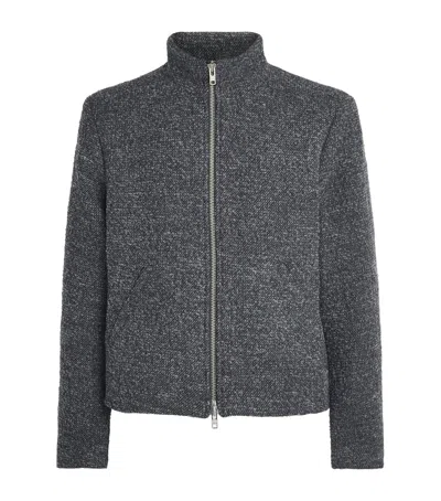 Won Hundred Bouclé Dante Shacket In Grey
