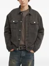 Won Hundred Button-fastening Denim Jacket In Brown