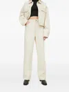 Won Hundred Button-fastening Trousers In White