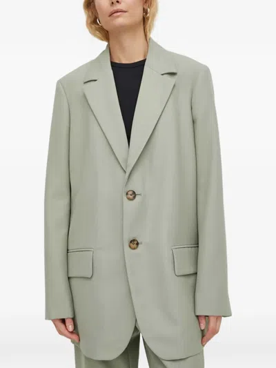 Won Hundred Buttoned Pocket Blazer In Gray