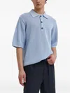 Won Hundred Buttoned Polo Shirts In Blue