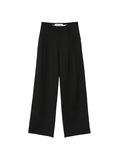 Won Hundred Camille Pleated Trousers In Black