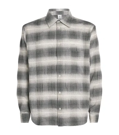 Won Hundred Check Pete Shirt In Black
