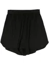 Won Hundred Chili Patterned-jacquard Shorts In Black