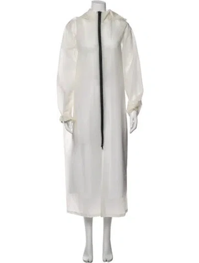 Pre-owned Won Hundred Coat In Clear