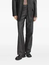 Won Hundred Cotton-blend Trousers In Black