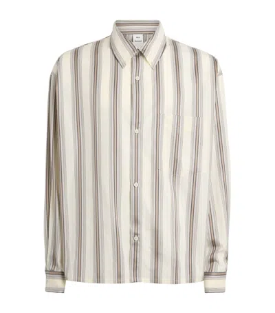 Won Hundred Cotton Stripe Maza Shirt
