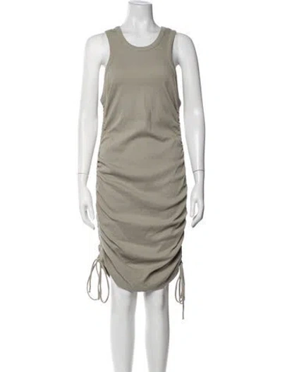 Pre-owned Won Hundred Crew Neck Knee-length Dress W/ Tags In Neutrals