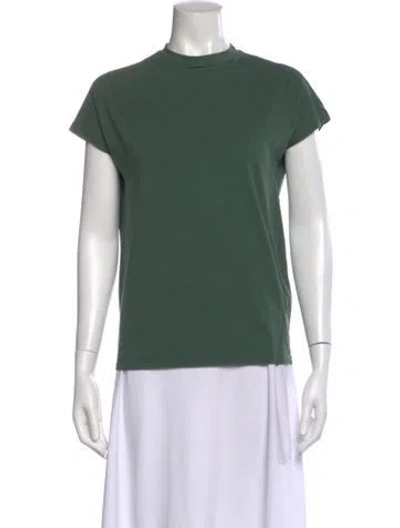 Pre-owned Won Hundred Crew Neck Short Sleeve T-shirt In Green