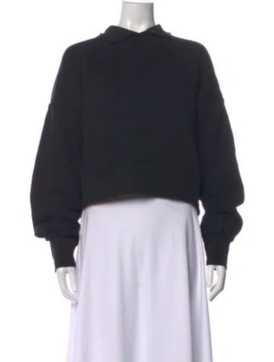 Pre-owned Won Hundred Crew Neck Sweater In Black