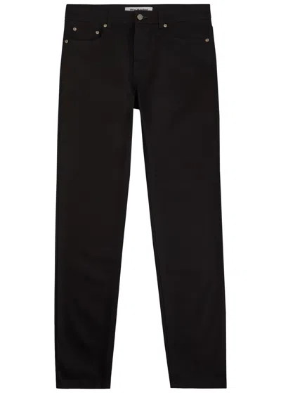 Won Hundred Dean Slim-leg Jeans In Black