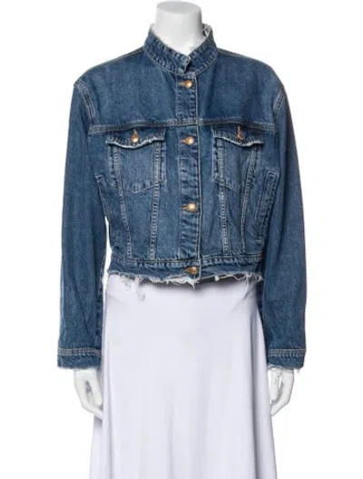 Pre-owned Won Hundred Denim Jacket In Blue