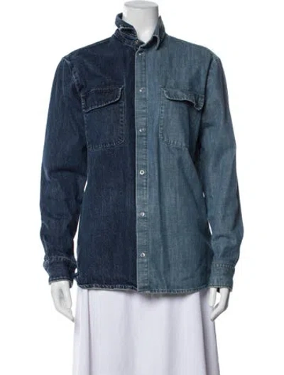 Pre-owned Won Hundred Denim Jacket In Blue