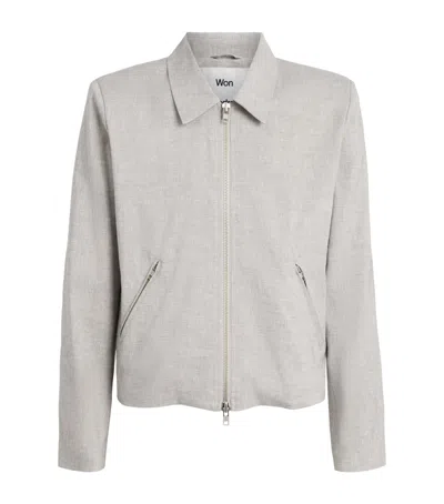 Won Hundred Dutton Boxy Jacket In Gray