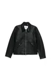 Won Hundred Dutton Leather Jacket In Black